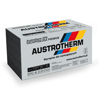 Styropian grafitowy Austrotherm EPS 80  031 DACH/PODŁOGA PREMIUM