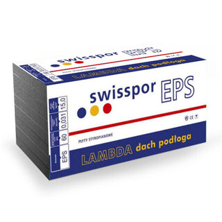 Styropian grafitowy Swisspor EPS 60 LAMBDA PLUS 031 dach podłoga